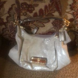 Coach snake print hobo bag !
